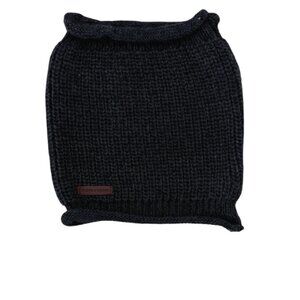 TOCOTO VINTAGE - KNITTED NECK WARMER - GREY - 30% WOOL/10%ALPACA - NEW NO TAG